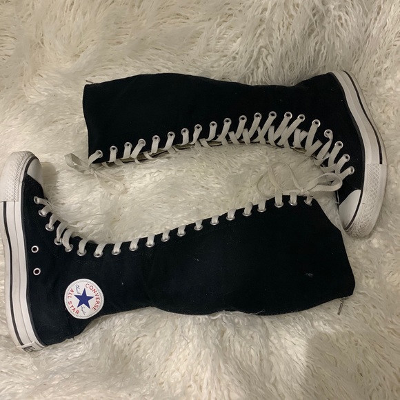 over the knee converse